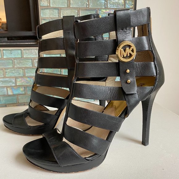 Michael Kors Shoes - Michael Kors Black Strappy Heels